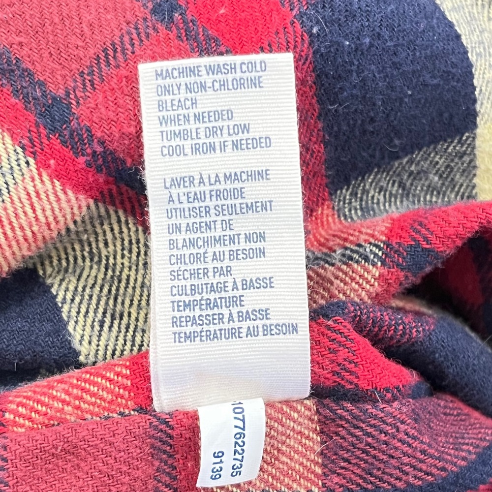 American Eagle Mens Puffer Vest XXL Blue Plaid Lined Down Fill 01977 Outerwear - Picture 10 of 10